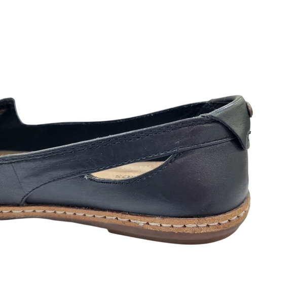 Hush Puppies Sebeka Piper Flat Black Slip-on Moccasin Comfortable Womens Size 7 - Picture 11 of 15